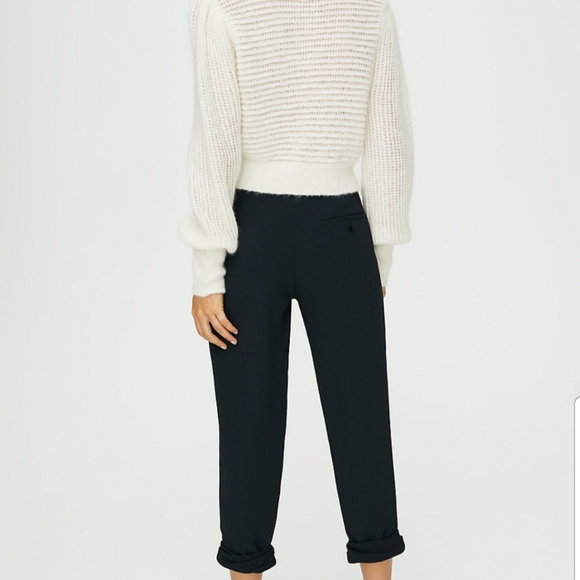 ARITZIA WILFRED BLACK PANTS SMALL - Picture 7 of 16